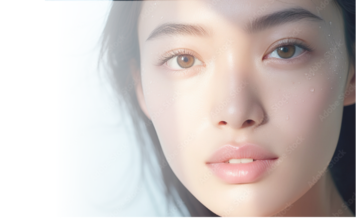 フォトフェイシャルによる美肌のイメージ